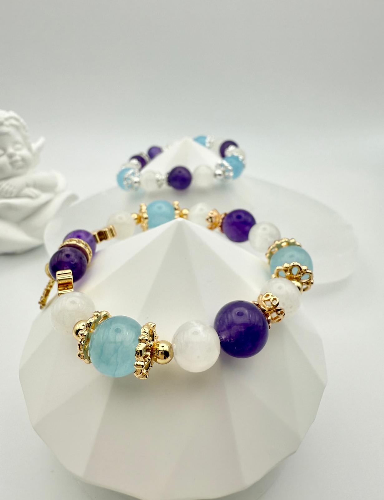 "Faith Over Fear Bracelet" ~ Christian Crystal Bracelet