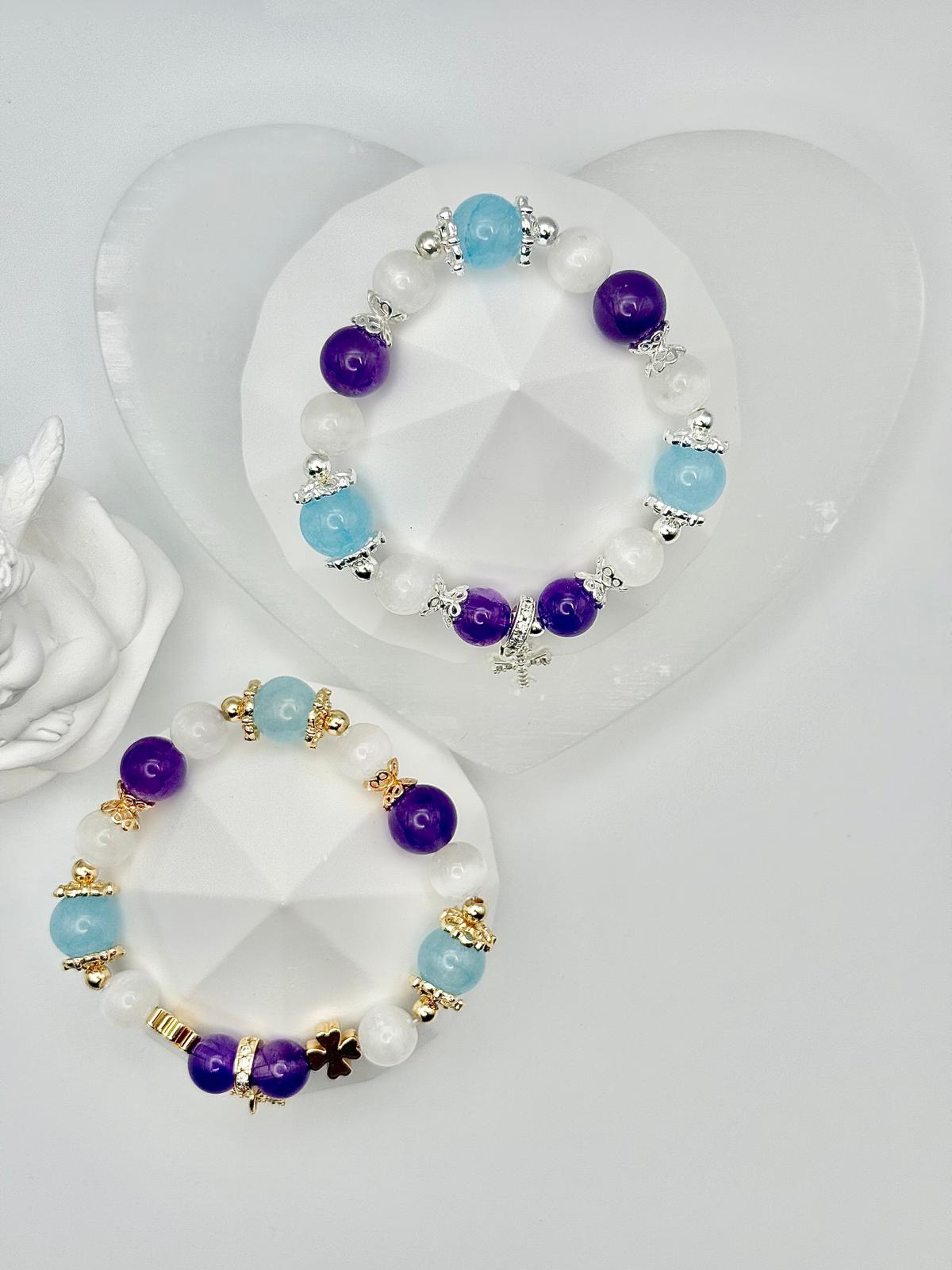"Faith Over Fear Bracelet" ~ Christian Crystal Bracelet